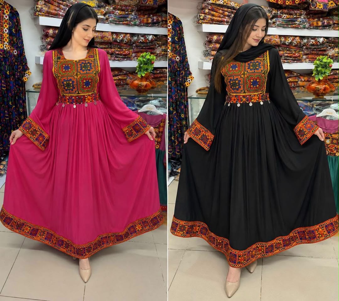 Afghan dress party and casual